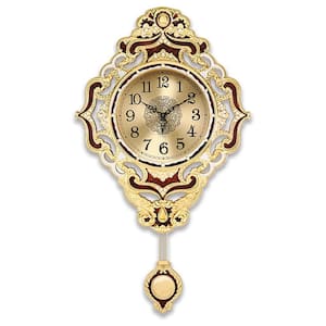 Modern Gold Rustic Pendulum Clock