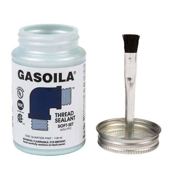 GASOILA 1/4 pt. Soft-Set Thread Sealant with PTFE SS04 - The Home