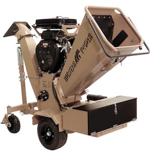 Tornadic 7 in. 34 HP V-Twin Engine, Gas Powered Commercial Chipper Shredder, Self Feeding, Electric Start