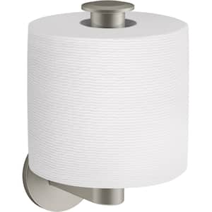 Components Vertical Toilet Tissue Holder in Vibrant Brushed Nickel