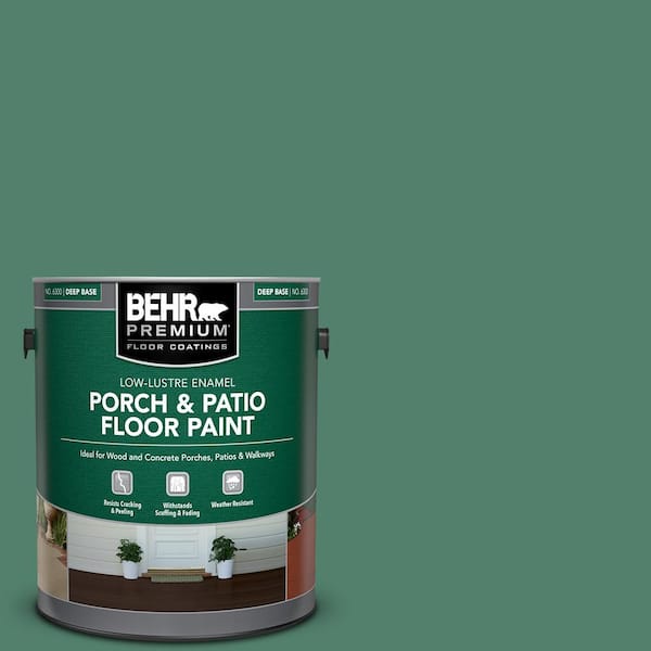BEHR PREMIUM 1 gal. #M430-6 Park Bench Low-Lustre Enamel Interior/Exterior Porch and Patio Floor Paint