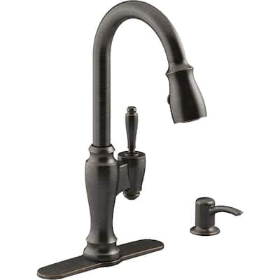 Lasalle Bristol Metal High Rise Kitchen Faucet Oil Rubbed Bronze 26850110ORB