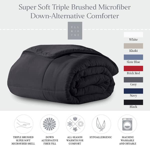 Super Soft Triple Brushed Microfiber Down-Alternative Comforter – Ella  Jayne Team