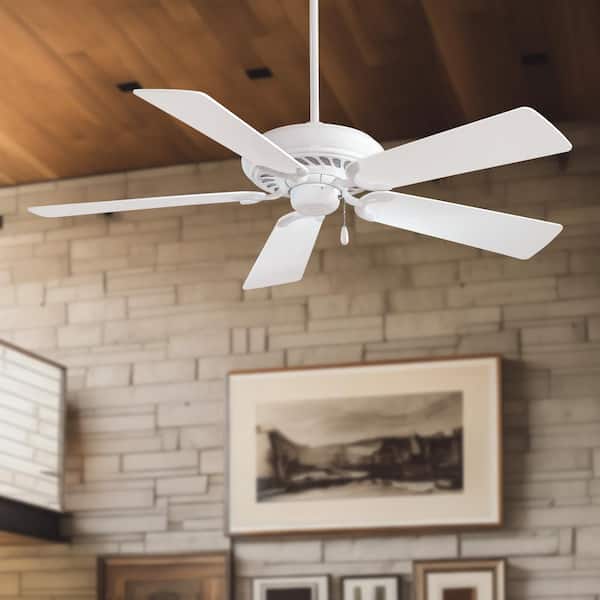 Supra 52 in. Indoor White Ceiling Fan