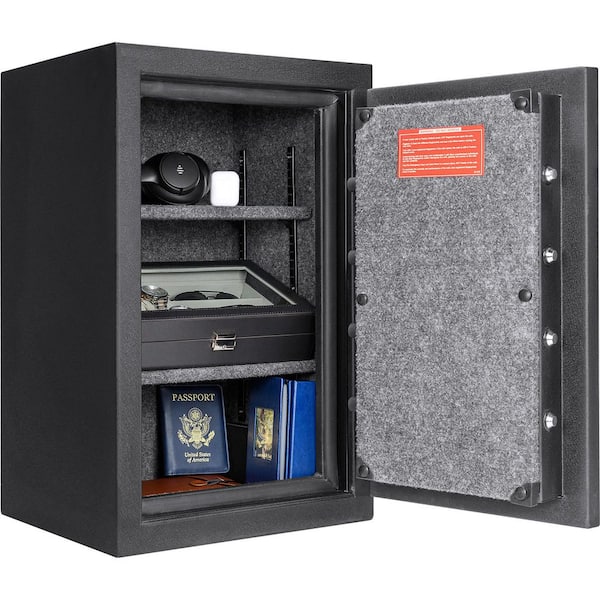2.02 cu. ft. Fireproof Safe with Biometric and Digital Keypad Safe