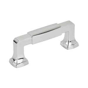 Stature 3 in. (76mm) Classic Polished Chrome Bar Cabinet Pull