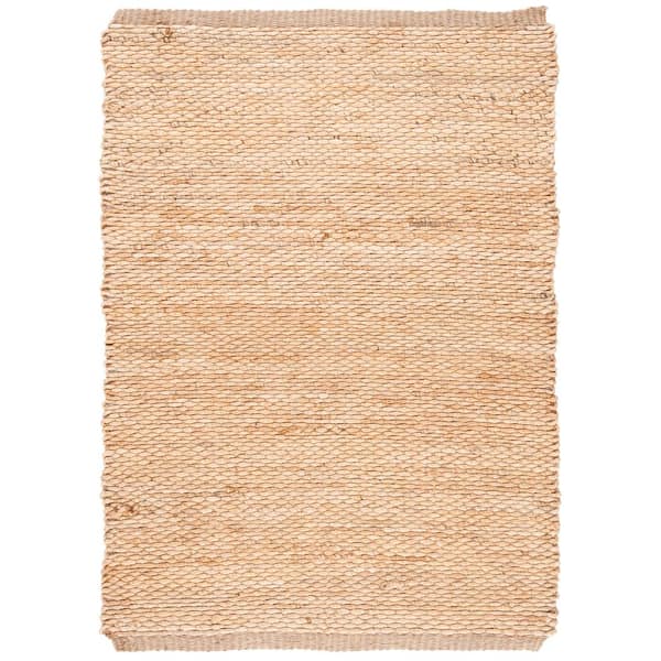 SAFAVIEH Natural Fiber Beige 4 ft. x 6 ft. Solid Area Rug