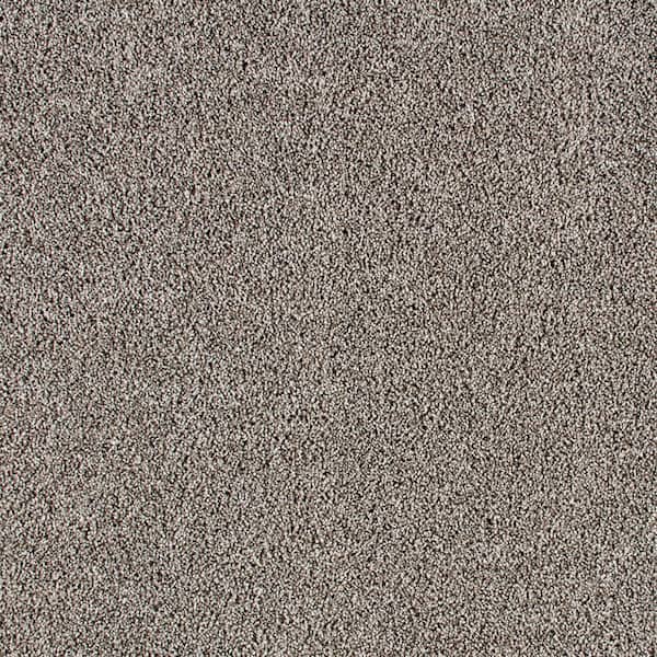 Lifeproof Huntcliff I Deep Breath Gray 31 oz. Triexta Texture Installed Carpet