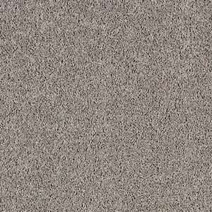 Huntcliff II Deep Breath Gray 39 oz. Triexta Texture Installed Carpet