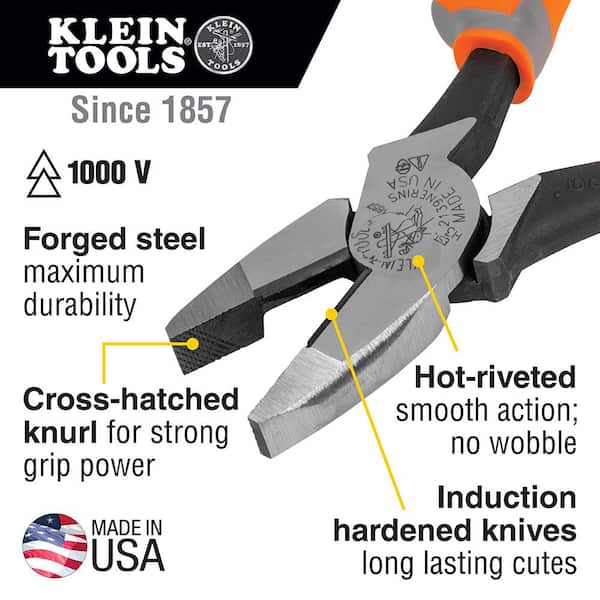 9 in. Insulated Pliers, Side Cutters