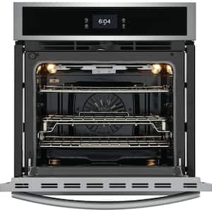 Gallery 27 in. Single Electric Built-In Wall Oven with Total Convection in Smudge-Proof Stainless Steel