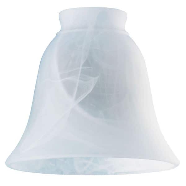 Westinghouse 4-3/4 in. Milky Scavo Bell with 2-1/4 in. Fitter and 5-3/8 in. Width