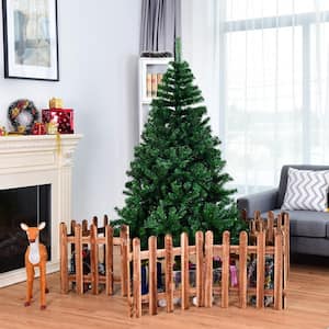 6 ft. PVC Artificial Christmas Tree 1000 Tips Hinged Solid Metal Legs