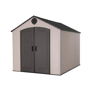 8 ft. W x 10 ft. D Resin Outdoor Storage Shed 71.7 sq. ft.