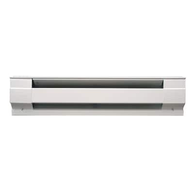 Cadet 30 in. 500-Watt 240-Volt Electric Baseboard Heater in Almond ...