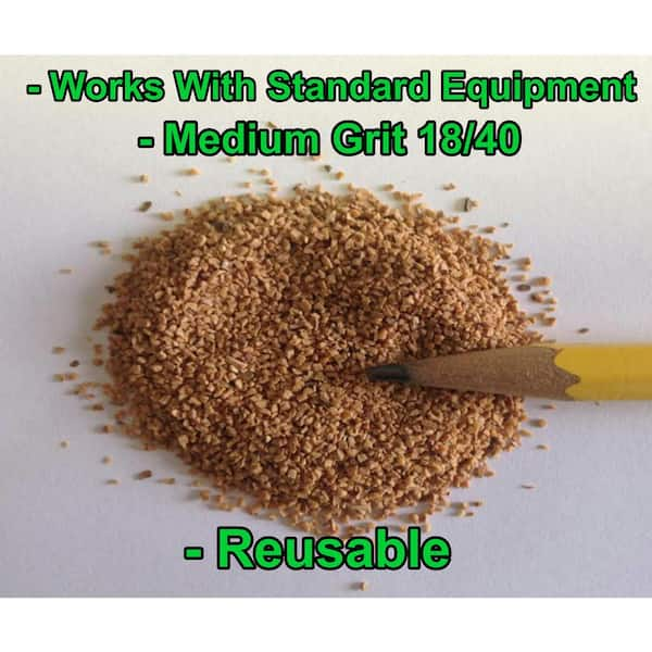 1kg $15 Medium Crushed Walnut Shells for Sandblasting, Craft, Pin