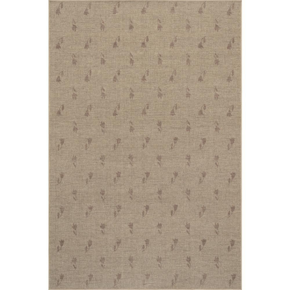 RUGS USA Nate Berkus x Rugs Flora Soft Floral Washable Burugndy 5