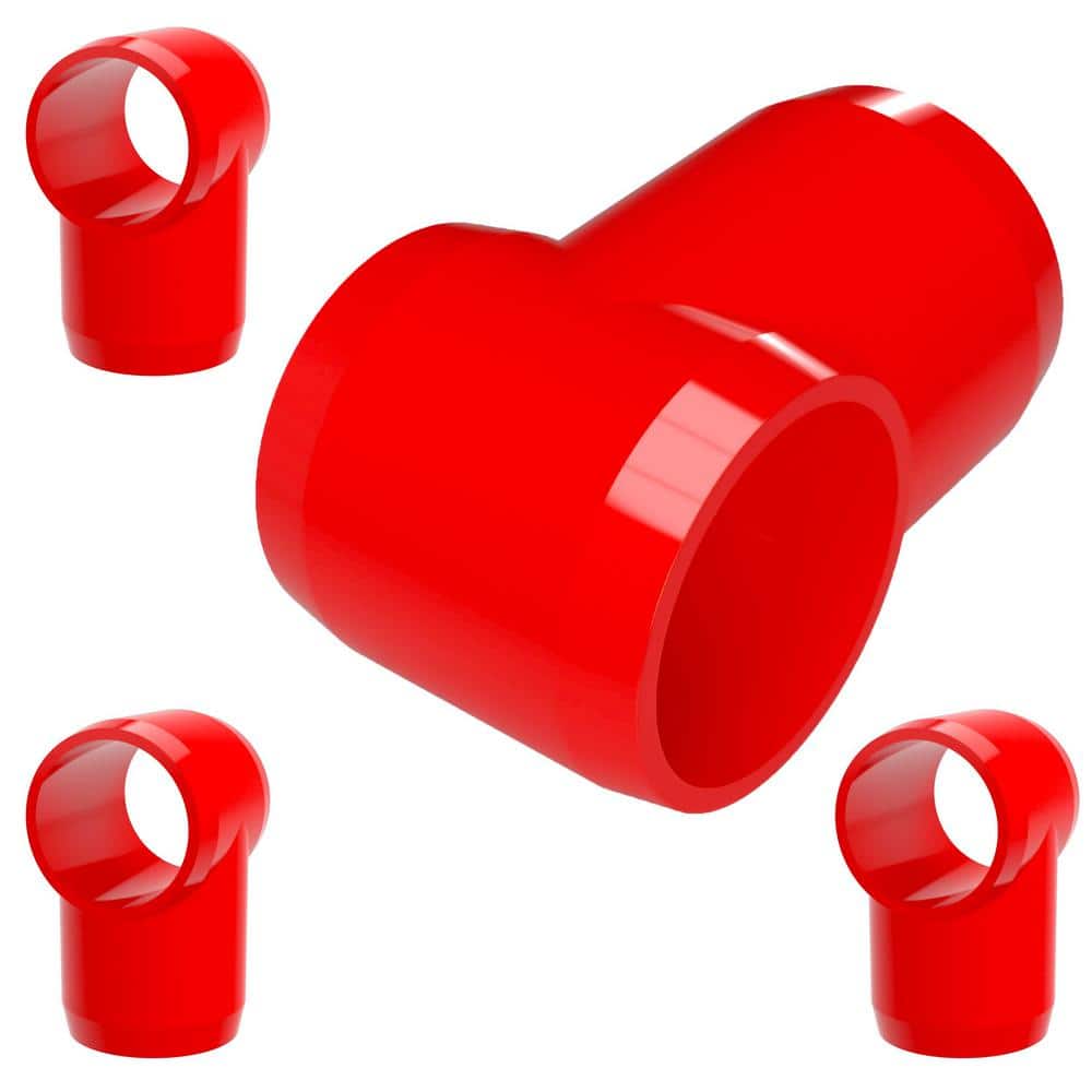 1 in. Furniture Grade PVC Slip Sling Tee in Red (4-Pack) price history on PriceWatchPro