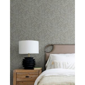 Senna Silver Pre-Pasted Non-Woven Wallpaper Sample