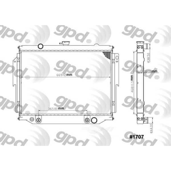 GLOBAL PARTS DISTRIBUTORS, LLC Radiator