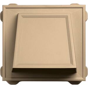 6 in. Hooded Siding Vent #045-Sandstone Maple
