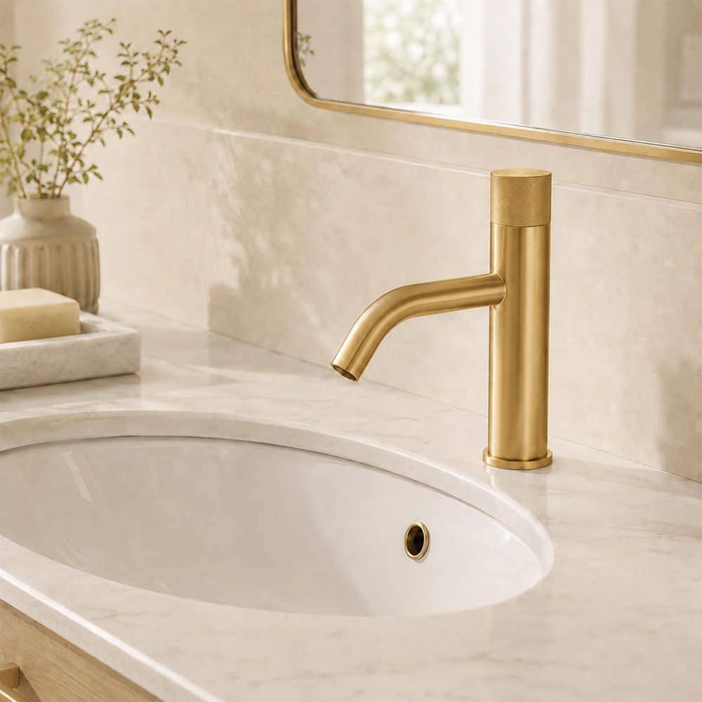 YAWWALK Single Handle Sink Faucet Modern Bathroom Single Hole