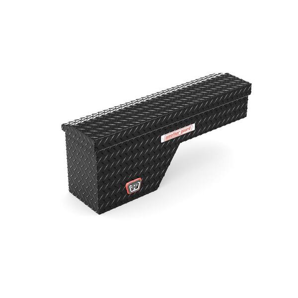 47 in. Black Aluminum Driver Side Wheel Well Tool Box