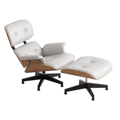 Faux Leather Chaise Lounges Living, White Faux Leather Chaise Lounge Chair