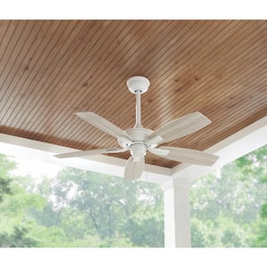 Gazebo III 42 in. Indoor/Outdoor Wet Rated Matte White Ceiling Fan