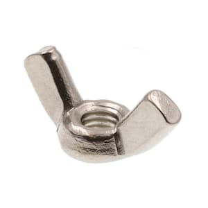 #10-32 Grade 18-8 Stainless Steel Cold-Forged Wing Nuts (10-Pack)