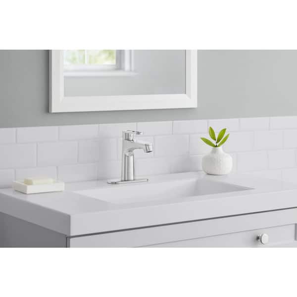 Glacier Bay Kendrick Single-Handle Single Hole Bathroom Faucet in