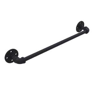 Pipeline Collection 18 in. Towel Bar in Matte Black