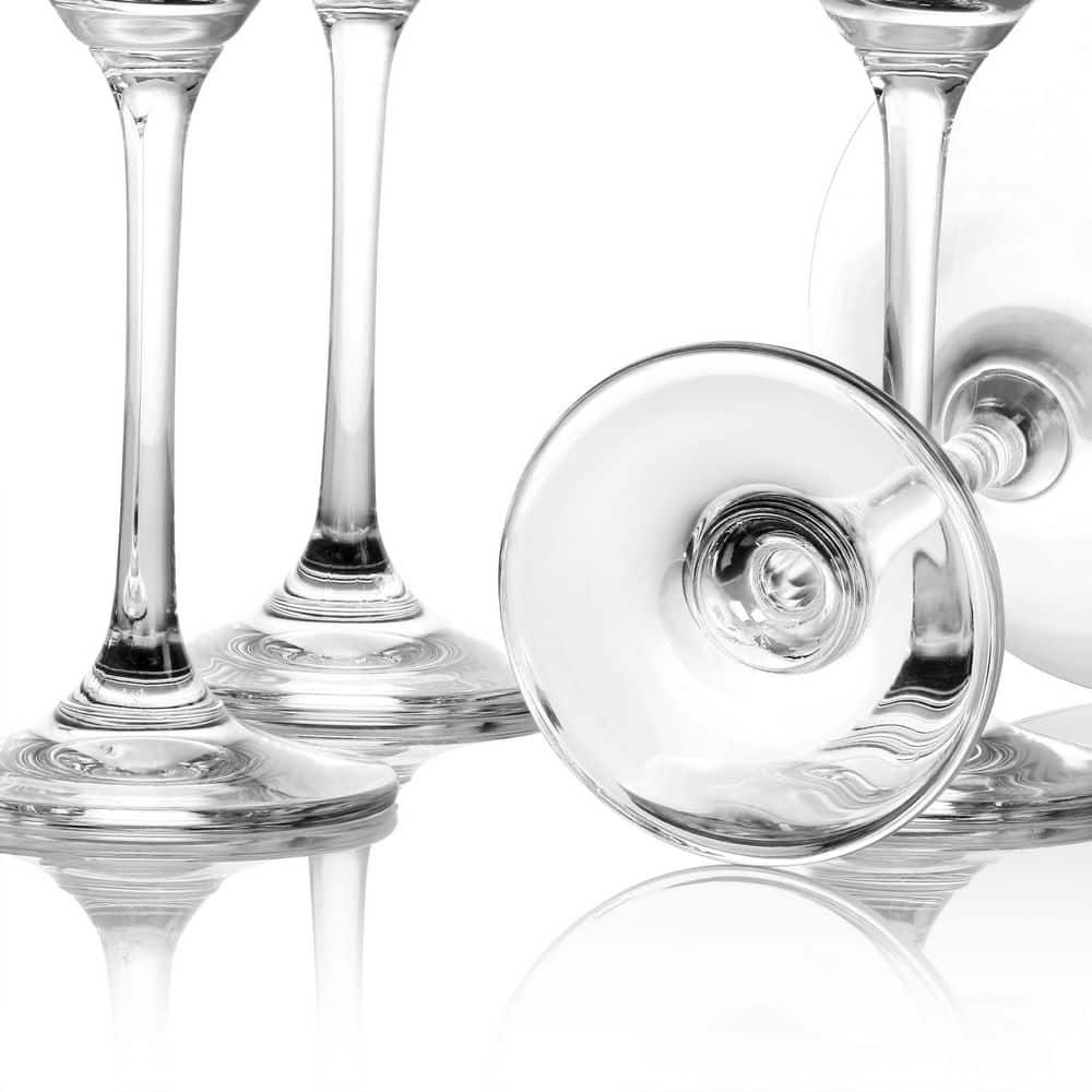 Classic Clear Glass Martini Cocktail Set, 4-Pieces, 10 Ounce