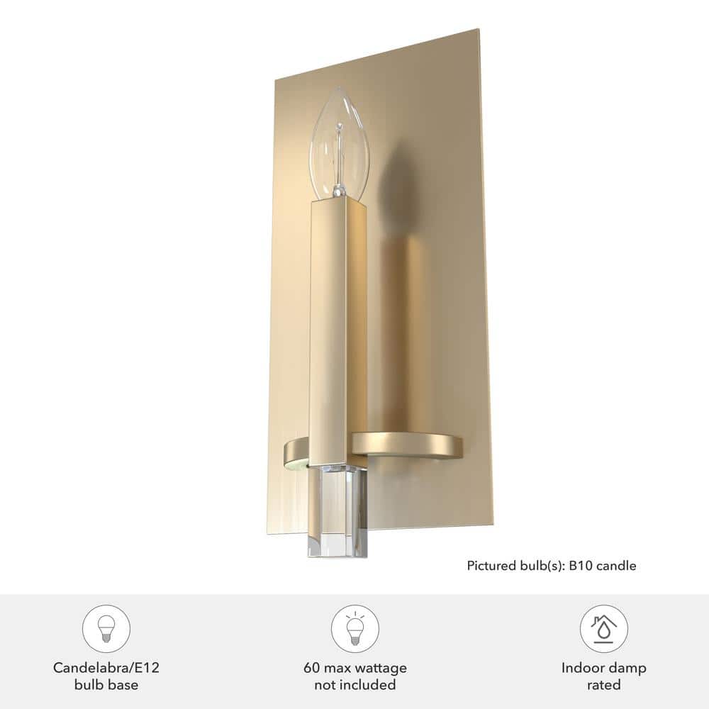 Alturas Gold 12.75'' Elegant Direct Wired Wall Sconce
