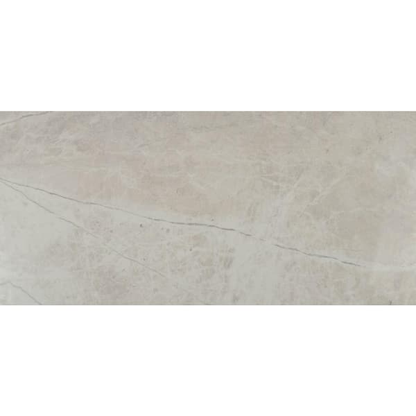 MSI Marmol Gris 12 in. x 24 in. Polished Porcelain Floor and Wall Tile