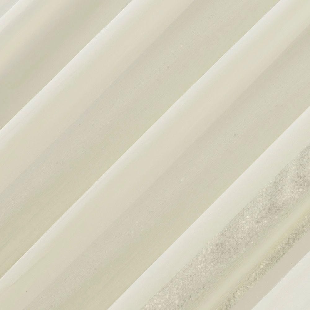 Cream 50" x 63" Cotton Sheer Rod Pocket Curtain Panel