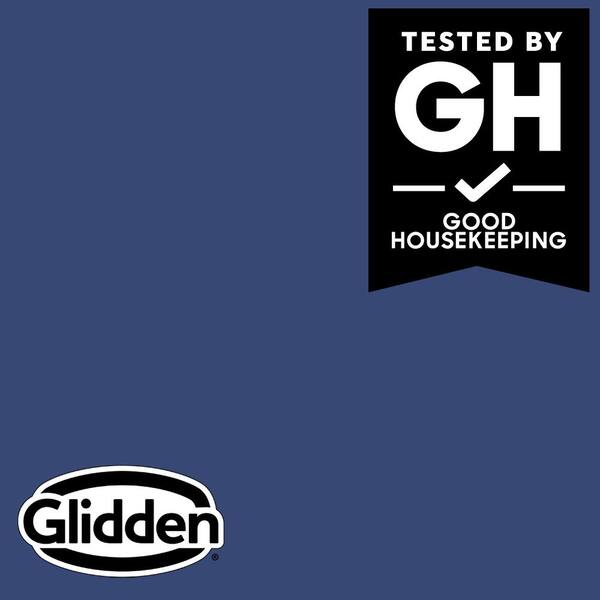 Glidden Premium 1 gal. PPG1166-7 Daring Indigo Flat Interior Latex Paint