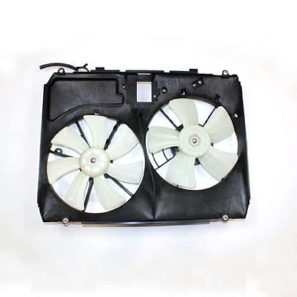 TYC Dual Radiator and Condenser Fan Assembly 2004-2005 Toyota Sienna
