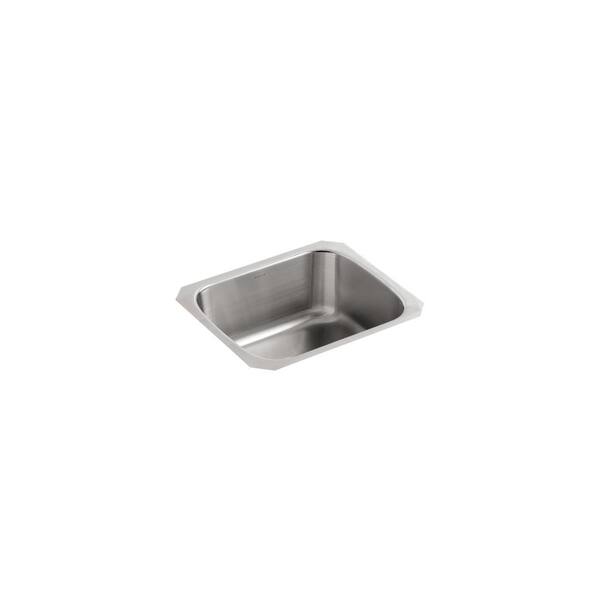 KOHLER Undertone Undermount Stainless Steel 19 in. Single Bowl Kitchen Sink