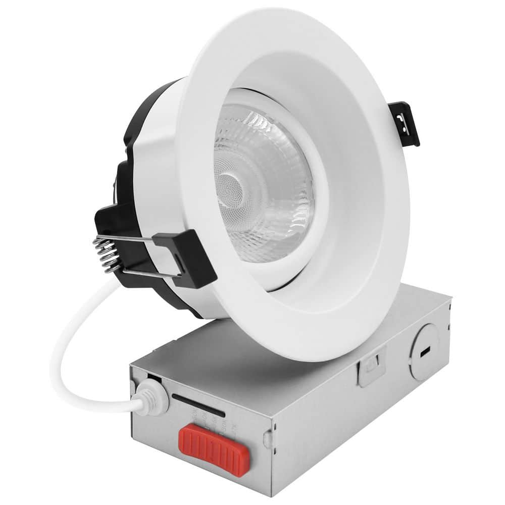 4 In. Integrated LED Regressed Gimbal LED Light, 5CCT, 15W, 1250LM 360º + 30º Rotation, Dimmable, IC Rated, ETL Listed price history on PriceWatchPro