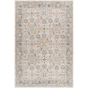 Beckham Off-White/Multi Medallion 8 ft. x 10 ft. Indoor Area Rug