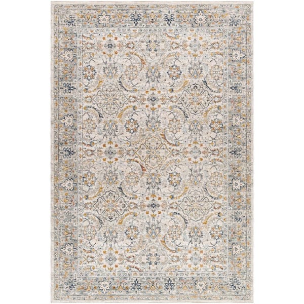 Livabliss Beckham Off-White/Multi Medallion 8 ft. x 10 ft. Indoor Area Rug