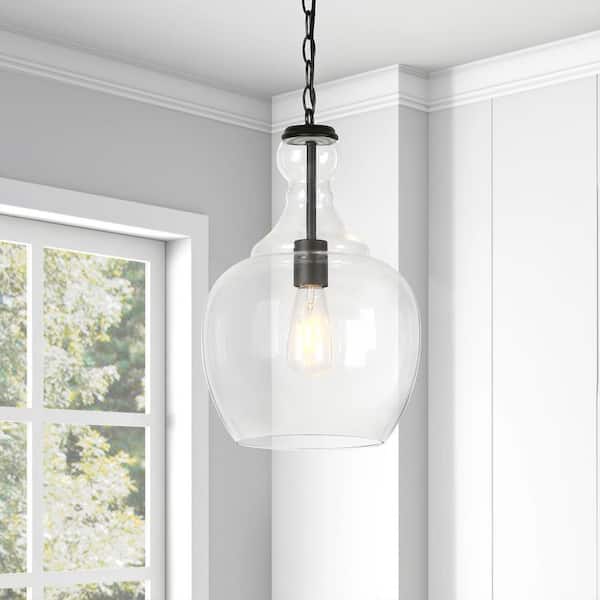 Meyer&Cross Verona 1-Light Blackened Bronze Pendant with Meyer&Cross Verona 1-Light Blackened Bronze Pendant with