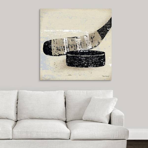  Ethan Bear Hockey Puck Poster4 Canvas Poster Wall Art Decor  Print Picture Paintings for Living Room Bedroom Decoration Frame：  Frame：20x30inch(50x75cm): Posters & Prints