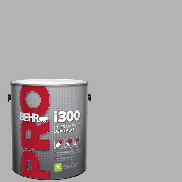 BEHR PRO 1 gal. #PPU26-08 Silverstone Dead Flat Interior Paint