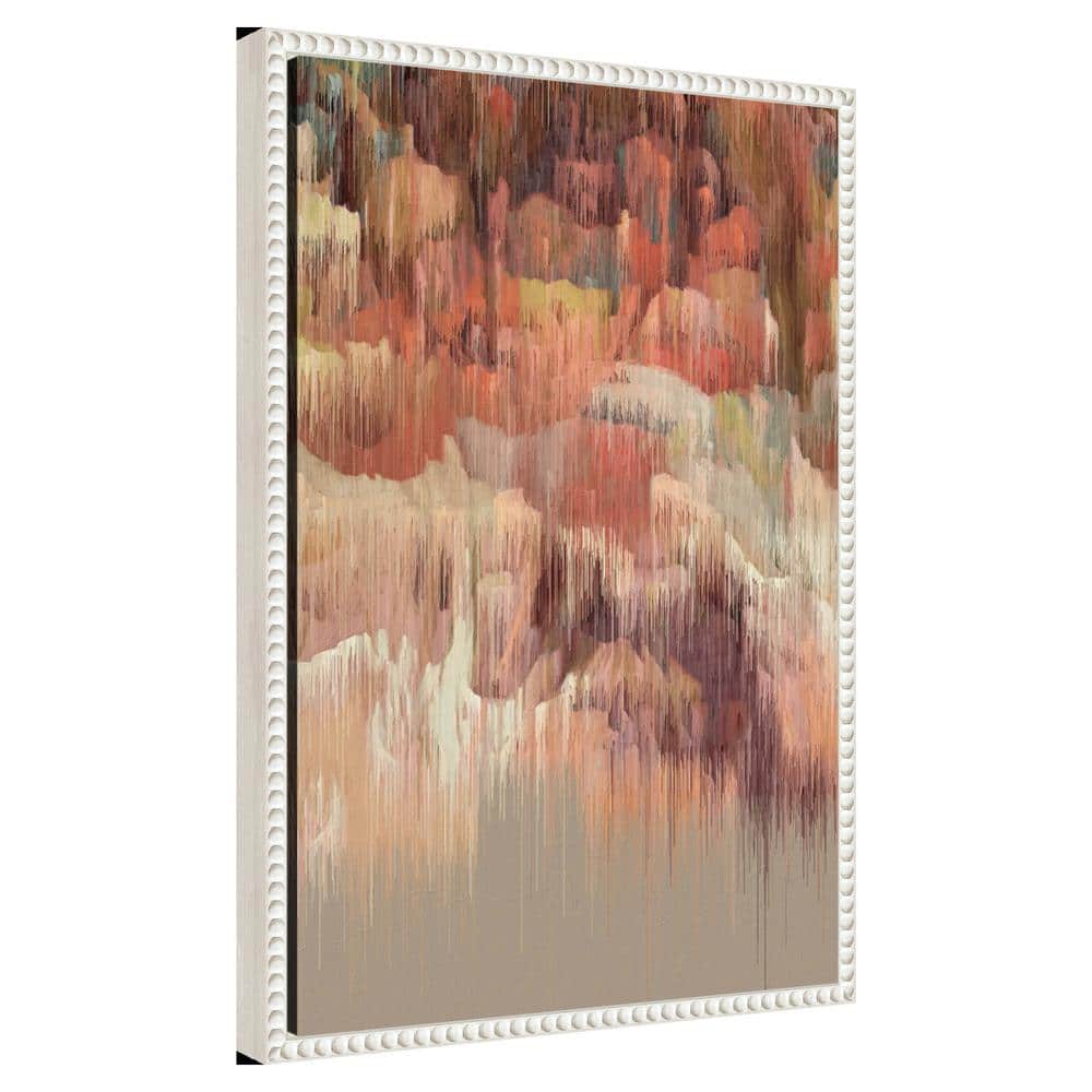 Liquid Life Summer Edition Framed Canvas Wall Art with Beaded Perimeter