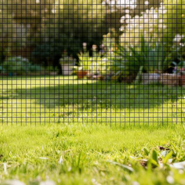 72 in. x 100 ft. Hardware Cloth, 19 Gauge Galvanized Wire Mesh Roll, Weather-Resistant Vinyl Coated Garden Wire Fencing