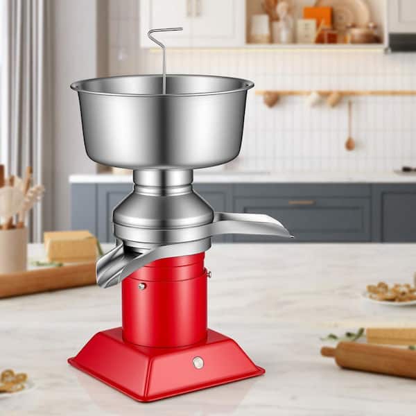 Milk Cream Centrifugal Separator Stainless Steel Electric Cream Separator 15.85 Gal. H Goat Milk Frothier Red