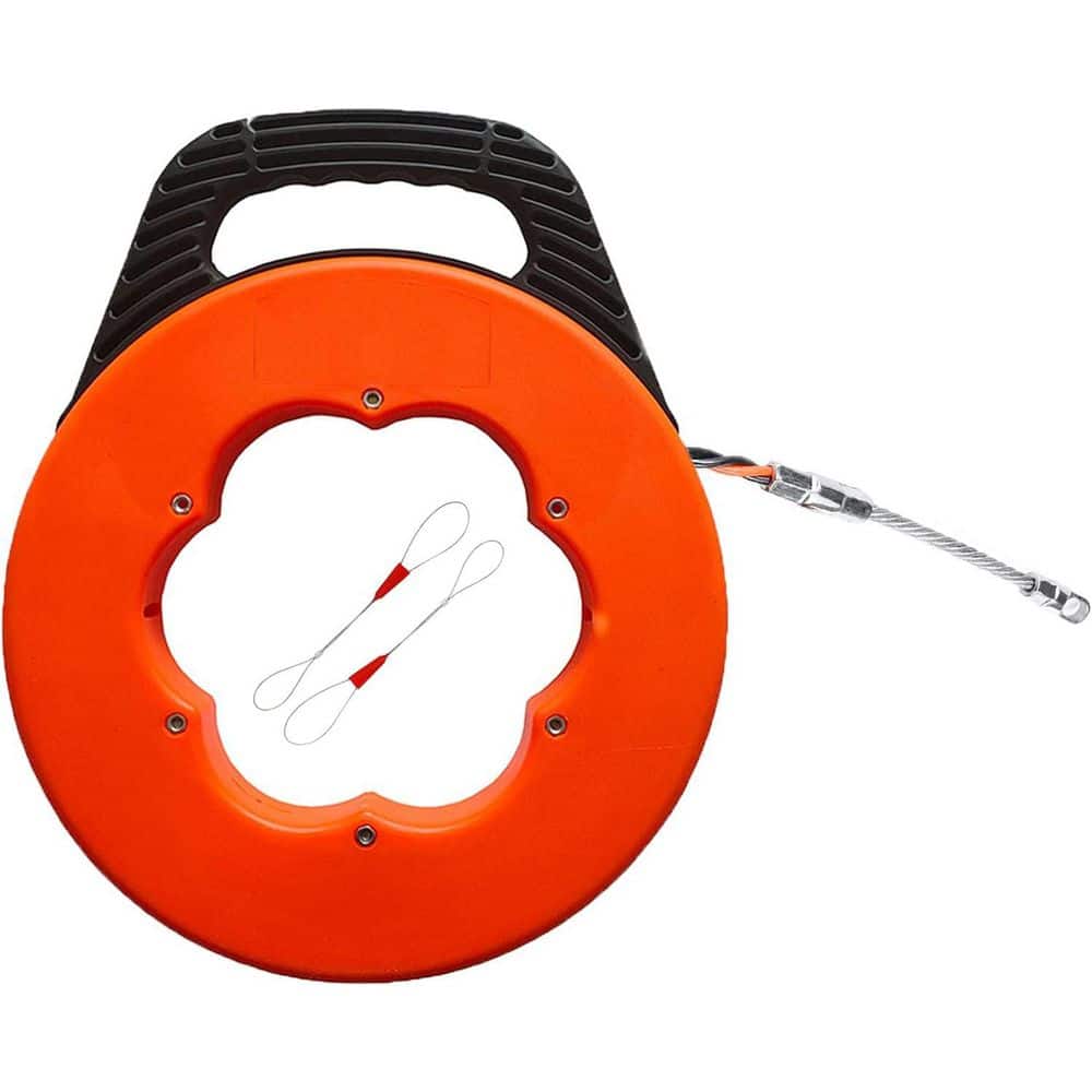 100 ft. Non-Conductive POM Wire Puller Fish Tape with Spring Guide Head for Small Pipe and Duct Rod Threading price history on PriceWatchPro