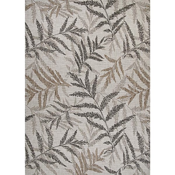 Charm Kimberly Naturals Beige 8 ft. x 11 ft. Indoor/Outdoor Area Rug